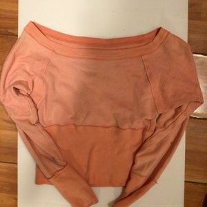 New rare we the free off shoulder pullover